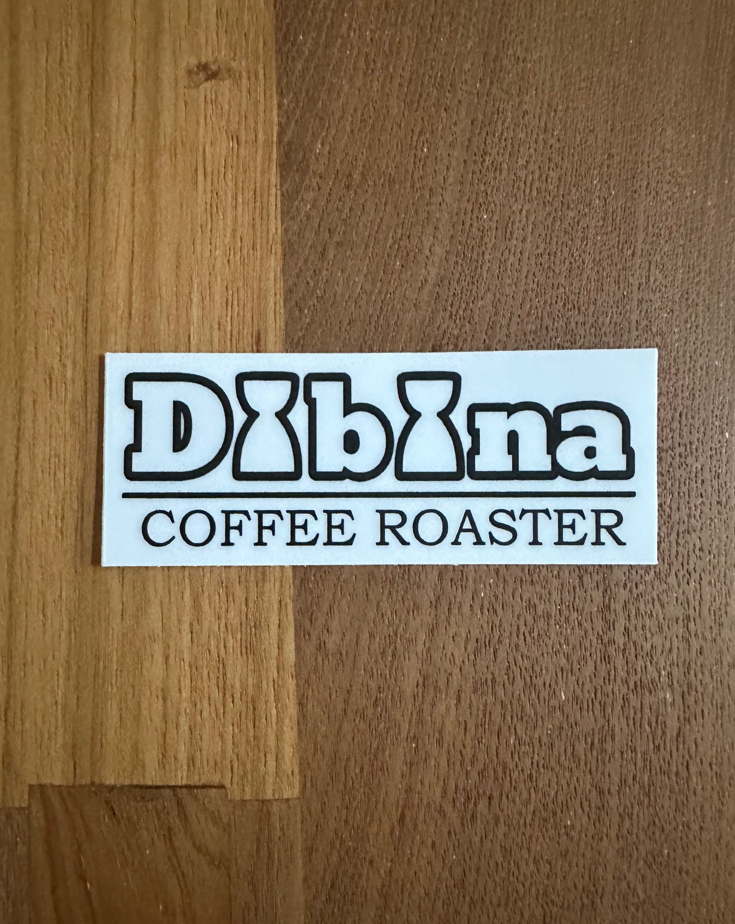 Dibina Coffee Roaster Logo Sticker