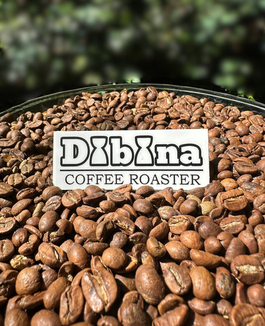 Dibina Coffee Roaster Logo Sticker